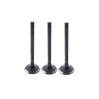 Exhaust Valve 3 Units 1 Set Y129100-11130 For Komatsu Excavator PC40FR-1 PC40FR-2 Yanmar 3TNE88 Komatsu 3D88 Engine