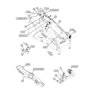 Female Hydraulic Flat Face Quick Coupler 4264051 for Caterpillar CAT 299D2 299D 297D2 297D 249D 247B3 247B2 247B 257B