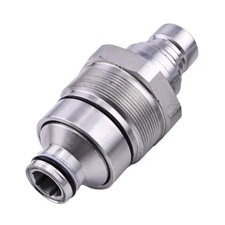 Flat Face Male Hydraulic Coupler 47396760 for CASE SR130 SR150 SR160 SR175 SR200 SR210 New Holland C227 C232 C238 L213 L215 Loader