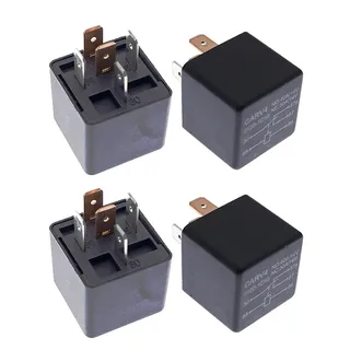 12V 4 Pieces Magnetic Relay Switch 6679820 for Bobcat 325 328 331 334 337 341 428 430 E17 E17Z E19 E25 E26 E32 E32i E35i E42 E45