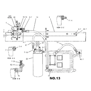 Fuel Line Regulator Valve 104-1706 For Caterpillar 3176B 3176C 3196 C-10 C-12 Engine CAT 65E 75C 75D 75E 85C 85D 85E 95E 345B 365B R1600 R1700