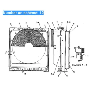 For Caterpillar Excavator CAT 325 325 L 325 LN Hydraulic Oil Cooler 7Y-1541