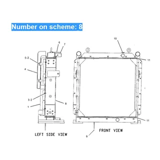 For Caterpillar Excavator CAT 365B 365B II 365B L Engine 3196 Hydraulic Oil Cooler 162-6274 210-8120