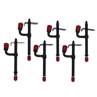 6Pcs Fuel Injector AR89564 for John Deere Engine 6329D 6359D 6359T Motor Grader 570 570A Skidder 440 540 440A 440B 540A Hi-Cycle 6000