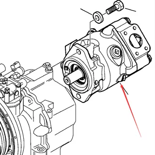 For Komatsu Backhoe Loader WB146-5 WB156-5 WB93R-5 WB93S-5 WB97R-5 WB97S-5 Hydraulic Pump 708-1U-04112