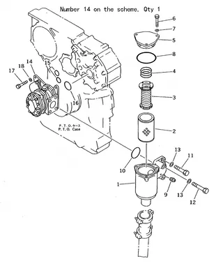 For Komatsu Bulldozer D275A-2 Hydraulic Pump 704-71-44030