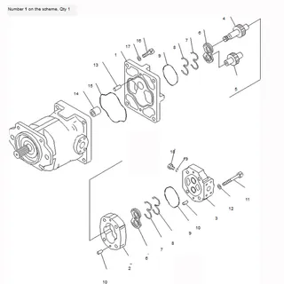 For Komatsu Bulldozer D475A-3 D475A-3-HD D475A-3-SC Hydraulic Pump 705-52-30810 705-52-30580