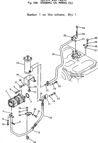 For Komatsu Bulldozer D50A-17 D50A-18 D50P-17 D50P-18 D50PL-17 Steering Pump 07400-40400