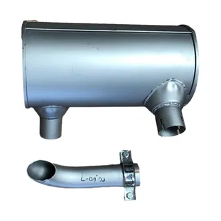 Muffler Silencer 6731-11-5511 for Komatsu Engine 4D102 4D95 Excavator PC75UU-3 PC60-7 PC75US-3 PC75UD-3 PC78MR-6 PC78US-5 PC78US-6 PC78UU-6