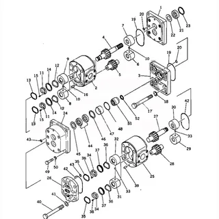 For Komatsu Grader GS360-1 GD600R-1 GD31RC-3A GD605A-1 Hydraulic Pump 704-56-11101