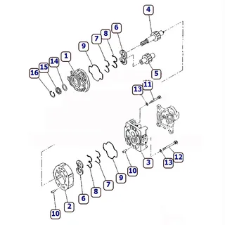 For Komatsu Wheel Loader WA470-3 WA470-DZ-3 Hydraulic Pump 705-52-40150