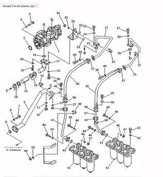 For Komatsu Wheel Loader WA800-1 WA800-2 WA900-1LC Hydraulic Pump 705-58-43010