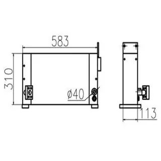 For Lonking LG6060D Hydraulic Oil Cooler