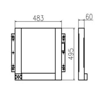 For Lonking LG6065 Hydraulic Oil Cooler