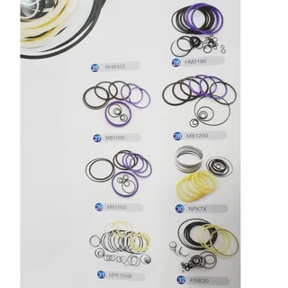 For RHB323 Hammer Breaker Cylinder Seal Kit