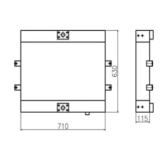 For SDLG LG6250E LG6300E Hydraulic Oil Cooler