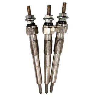 3 PCS Glow Plug for Yanmar 3TNE84 3TNE84T Komatsu 3D84E Engine