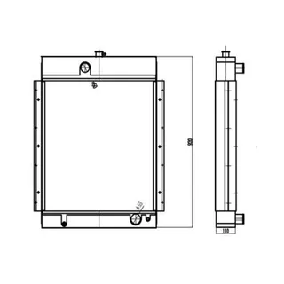 For YUCHAI Excavator YC135 Water Tank Radiator Core ASS'Y