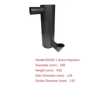 For Hitachi Excavator EX450-1 Muffler