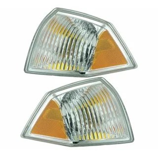 Front Marker Signal Blinker Corner Parking Light Pair Set 68000682AB 68000683AA for 07-10 Jeep Compass