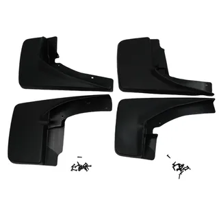 Front & Rear Deluxe Molded Splash Guards Mud Flaps 82214137 82214136 for 2009-2018 Dodge Ram 1500