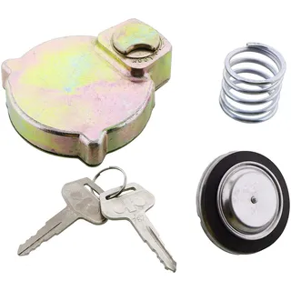 Fuel Cap With 2 Keys 14X-60-31130 for Komatsu Excavator D31EX D31PX D65PX D65WX PC70