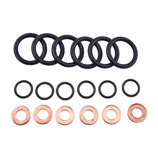 Fuel Injector Install Kit 3029820 3920174 3867043 for 1998.5 - 2002 Dodge Cummins 24V 5.9 ISB Dodge Ram 2500 3500