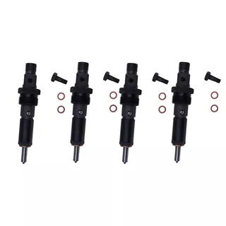 4Pcs Fuel Injector 0432133771 2853346 for CASE P70 Engine 430 445 New Holland L190 Skid Steer Loader