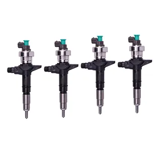 4 Fuel Injectors 295050-0910 8-98159583-1 for Isuzu Engine 4JK1 4JJ1 Vehicle D-Max