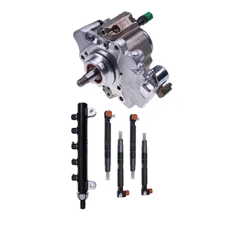 Fuel Injector Pump & Common Rail & Injector Kit 7249380 7030409 7275454 for Doosan Engine D24 D18 Bobcat S450 S510 S550 S570 S590 S595 S630 S650