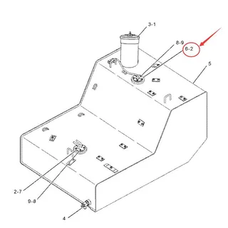 Fuel Level Sender 2203824 for Caterpillar CAT CS-533E CP-533E Vibratory Compactor 3054C Engine