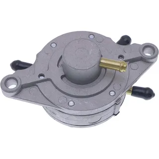 Fuel Pump Dual Outlet Round DF52-176 for Mikuni Dual-Carb Systems Outlaw Kart 35L/Hr Flow Rate Snowmobile