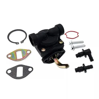 Fuel Pump with Fitting Kit AM133627 for John Deere LX173 GT225 LT133 LT155 LTR150 LX173 L110