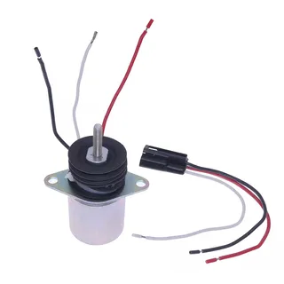 12V Fuel Shut Off Solenoid AM103337 AM116779 for John Deere Tractor 332 415 425 430 445 455 Mower F915 F925 F935 Loader 544G 624G 644G