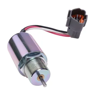 12V Fuel Shut Off Solenoid for Volvo Excavator EC13 EC13B EC15 EC15B EC20 EC20B EC25 EC30 EC35 EC45