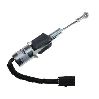24V Fuel Shut Off Solenoid RE55416 for John Deere Engine 7.6L 6076 6068 6081 6068 Bulldozer 750C 850C Excavator 792DLC
