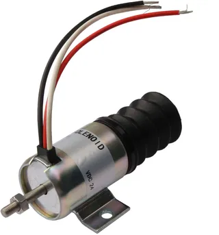 Fuel Shutoff Solenoid AT115077 for John Deere Excavator 690D 690DR