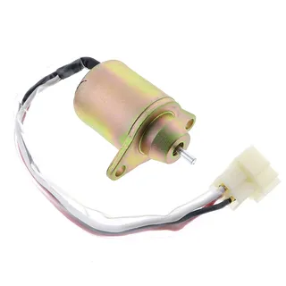 12V Fuel Stop Solenoid 119285-66500 for Yanmar Engine 2TNE68 3TNA72L 3TNE68 3TNE74 Takeuchi Mini Excavator TB014
