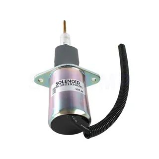 Fuel Injection Control Fuel Shutoff Solenoid 1821020C91 24V for Navistar Perkins Engine 1036-8T 1306-9T