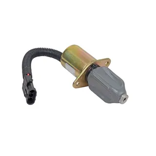 Fuel shut off solenoid 7023161 for JLG Lift Kubota D905 Engine 12V