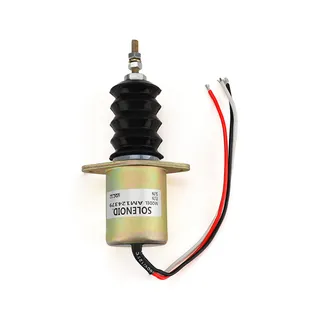 Fuel Shut Off Solenoid AM124379 for John Deere Tractor 415 425 445 455 Front Mower F915 F925 F935
