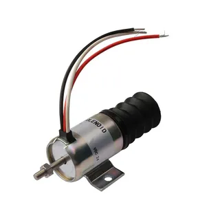 Fuel Shutoff Solenoid AT115077 for John Deere Excavator 690D 690DR