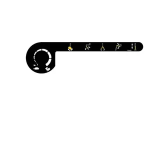 5 PCS Function Speed Decal 1704422 for JLG Boom Lift E600 M600 E300A E400AJP E450A M400AJP