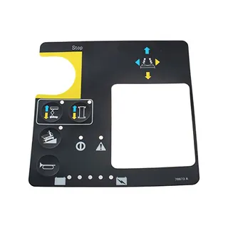 Gen 4 Play Control Box Overlay Decal 78673 78673GT for Genie GS-1530 GS-1930 GS-2032 GS-2046 GS-2632 GS-2646 GS-2668 GS-3268