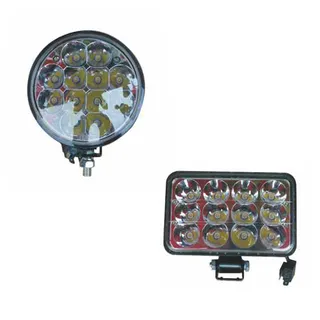 General LED Lamp Work Lights 9-30V 36W 12 Beads 5 Inch Round Square Refit for Car