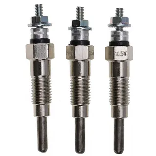 3Pcs Glow Plug 15261-65513 for Kubota Engine D600 D640 D650 D650-A D750 D750-A D750-BC D850 D850-0EM-2 D950 D950-A-DT D1005 D1005-EKB-DENYO
