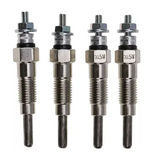 4Pcs Glow Plug Y129155-77800 for Yanmar 4TNE98 Komatsu 4D98E Engine Kohler Generator 32EOZ Mustang Loader MTL16
