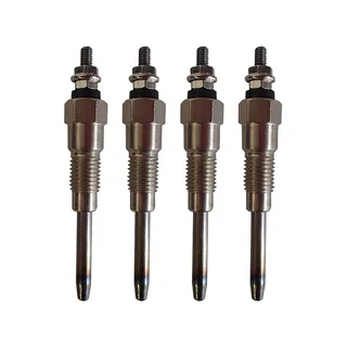 Glow Plug 4 Units 1 Set For Komatsu Wheel Loader WA65-3 WA65PT-3 WA75-3 Yanmar Engine 4TNE94 Komatsu Engine 4D94E