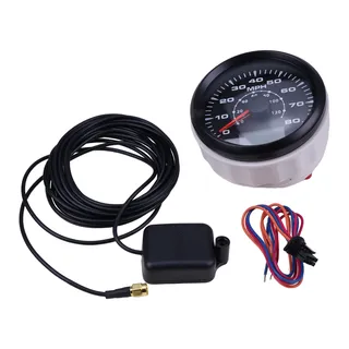 Aftermarket Eling B07DY3MBJL 12V/24V 85mm 0-80MPH 0-120km/h GPS Speedometer Odometer