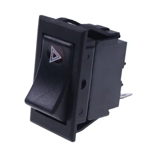 Hazard Lamps Rocker Switch 386850A1 for CASE 590SM 580SM 580M 590SN 580SN 580N 580SM+ 590SM+ Loader Backhoe